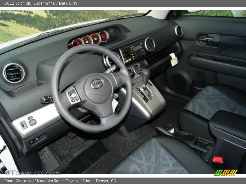 Super White / Dark Gray 2012 Scion xB