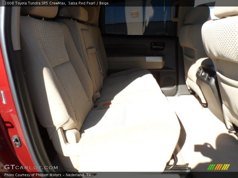 Salsa Red Pearl / Beige 2008 Toyota Tundra SR5 CrewMax