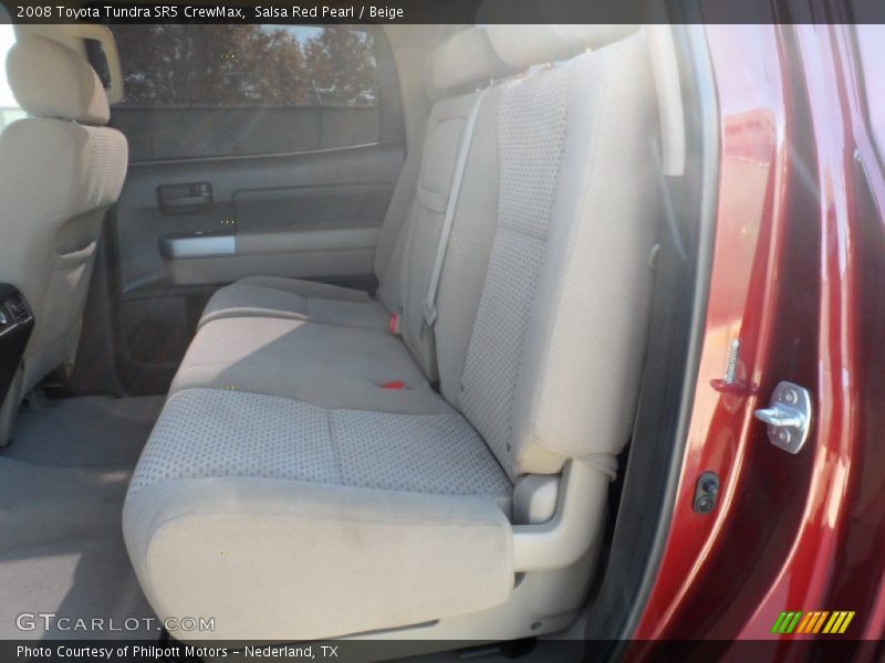 Salsa Red Pearl / Beige 2008 Toyota Tundra SR5 CrewMax