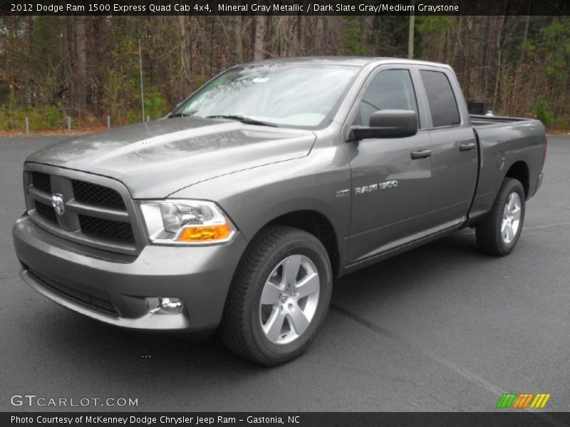 Mineral Gray Metallic / Dark Slate Gray/Medium Graystone 2012 Dodge Ram 1500 Express Quad Cab 4x4