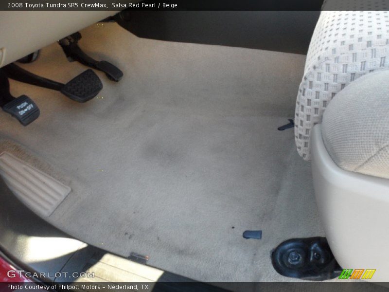 Salsa Red Pearl / Beige 2008 Toyota Tundra SR5 CrewMax