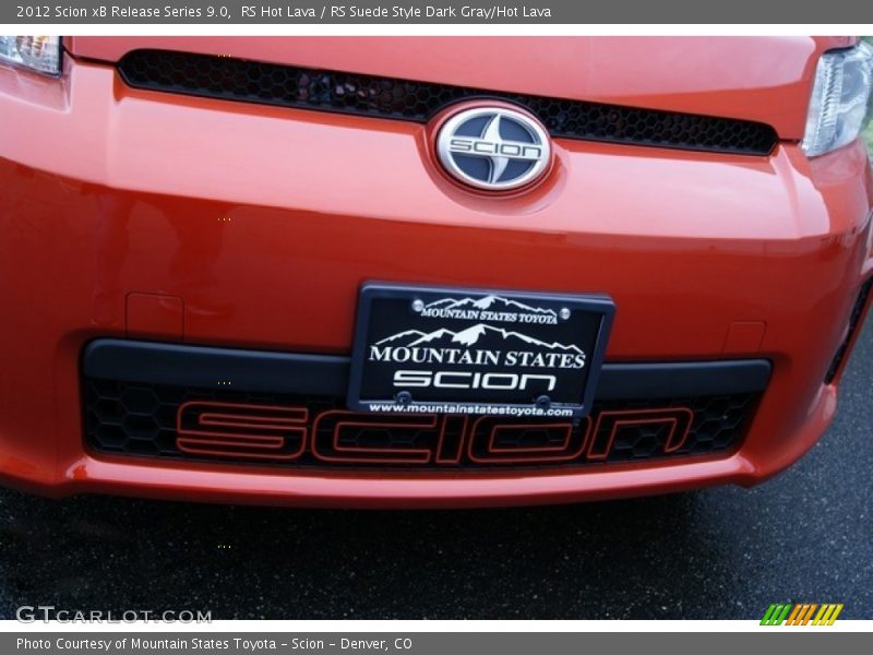RS Hot Lava / RS Suede Style Dark Gray/Hot Lava 2012 Scion xB Release Series 9.0