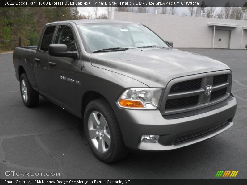 Mineral Gray Metallic / Dark Slate Gray/Medium Graystone 2012 Dodge Ram 1500 Express Quad Cab 4x4