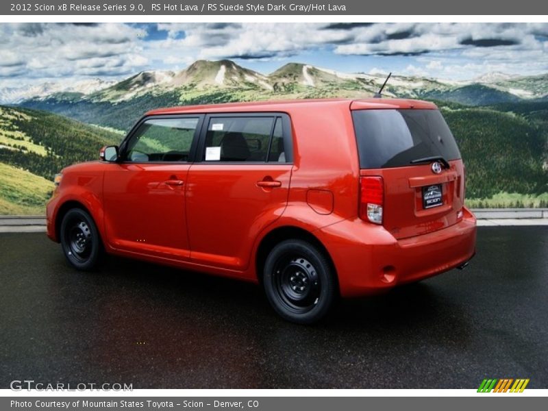 RS Hot Lava / RS Suede Style Dark Gray/Hot Lava 2012 Scion xB Release Series 9.0