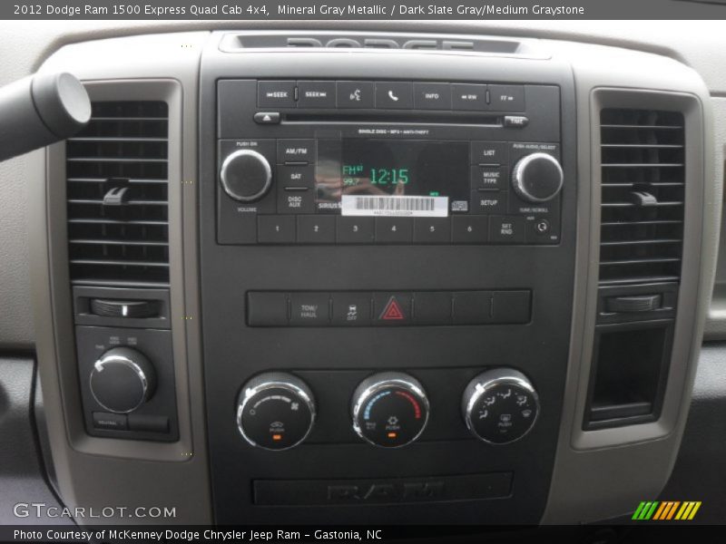 Mineral Gray Metallic / Dark Slate Gray/Medium Graystone 2012 Dodge Ram 1500 Express Quad Cab 4x4