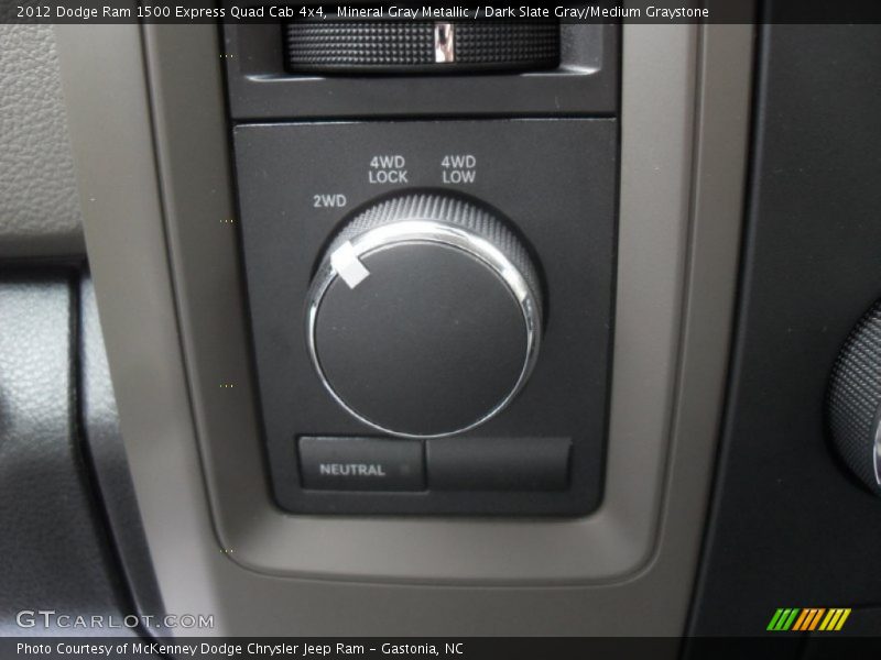 Mineral Gray Metallic / Dark Slate Gray/Medium Graystone 2012 Dodge Ram 1500 Express Quad Cab 4x4