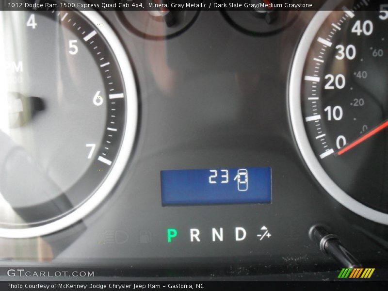 Mineral Gray Metallic / Dark Slate Gray/Medium Graystone 2012 Dodge Ram 1500 Express Quad Cab 4x4