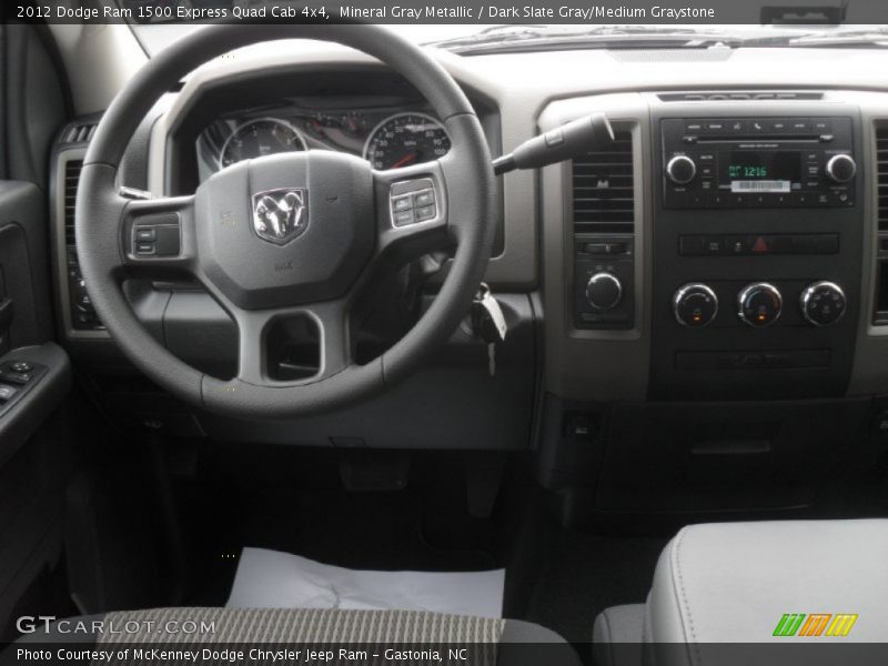 Mineral Gray Metallic / Dark Slate Gray/Medium Graystone 2012 Dodge Ram 1500 Express Quad Cab 4x4