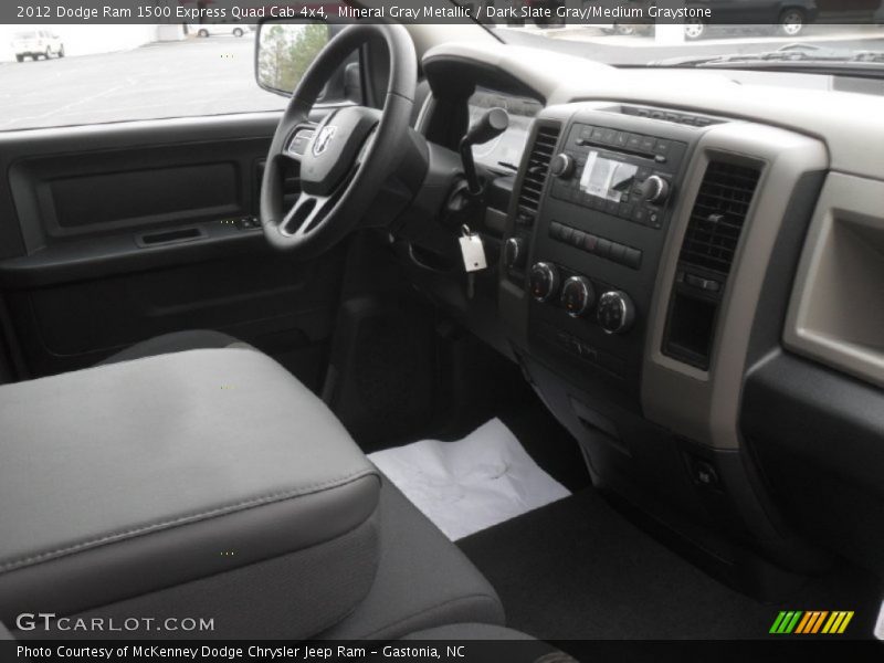 Mineral Gray Metallic / Dark Slate Gray/Medium Graystone 2012 Dodge Ram 1500 Express Quad Cab 4x4
