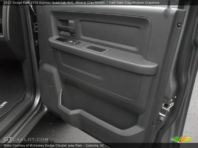 Mineral Gray Metallic / Dark Slate Gray/Medium Graystone 2012 Dodge Ram 1500 Express Quad Cab 4x4