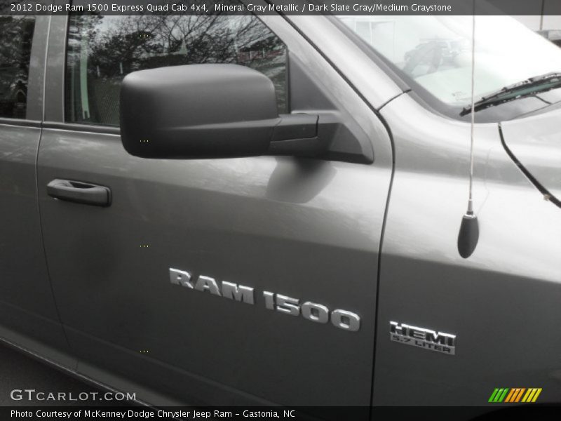 Mineral Gray Metallic / Dark Slate Gray/Medium Graystone 2012 Dodge Ram 1500 Express Quad Cab 4x4
