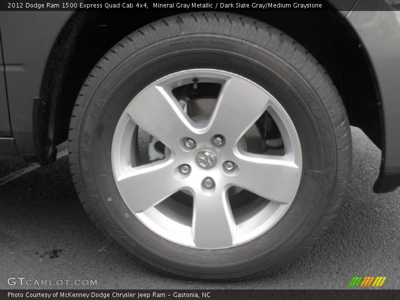Mineral Gray Metallic / Dark Slate Gray/Medium Graystone 2012 Dodge Ram 1500 Express Quad Cab 4x4