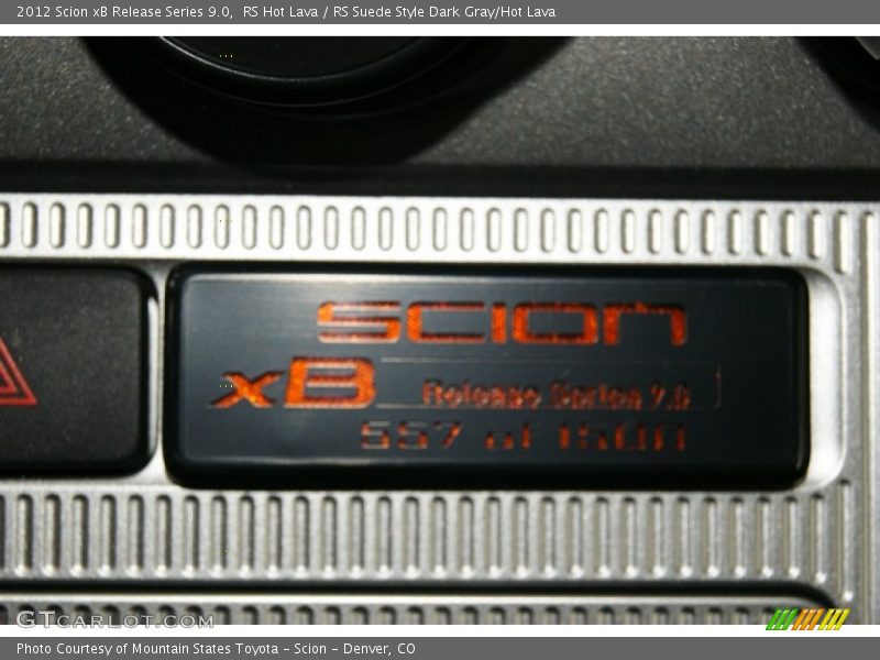 Release Series 9.0 Badge - 2012 Scion xB Release Series 9.0