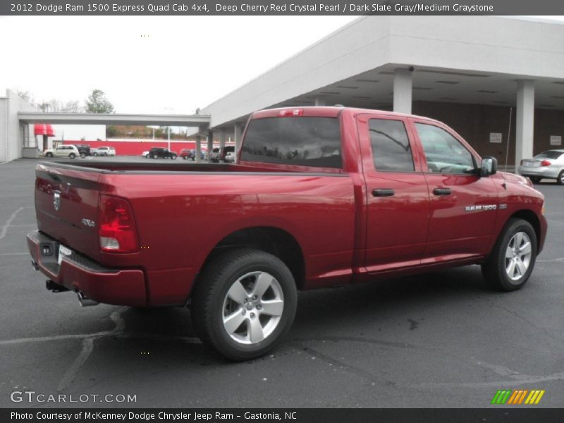 Deep Cherry Red Crystal Pearl / Dark Slate Gray/Medium Graystone 2012 Dodge Ram 1500 Express Quad Cab 4x4