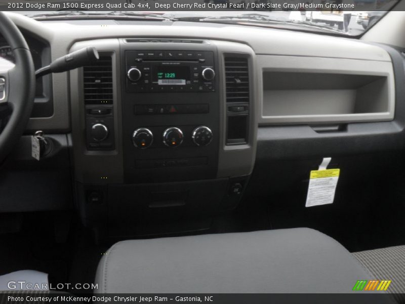 Deep Cherry Red Crystal Pearl / Dark Slate Gray/Medium Graystone 2012 Dodge Ram 1500 Express Quad Cab 4x4