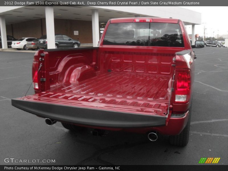 Deep Cherry Red Crystal Pearl / Dark Slate Gray/Medium Graystone 2012 Dodge Ram 1500 Express Quad Cab 4x4