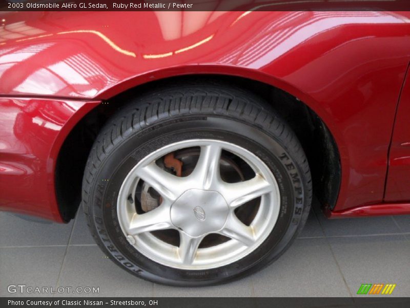 Ruby Red Metallic / Pewter 2003 Oldsmobile Alero GL Sedan