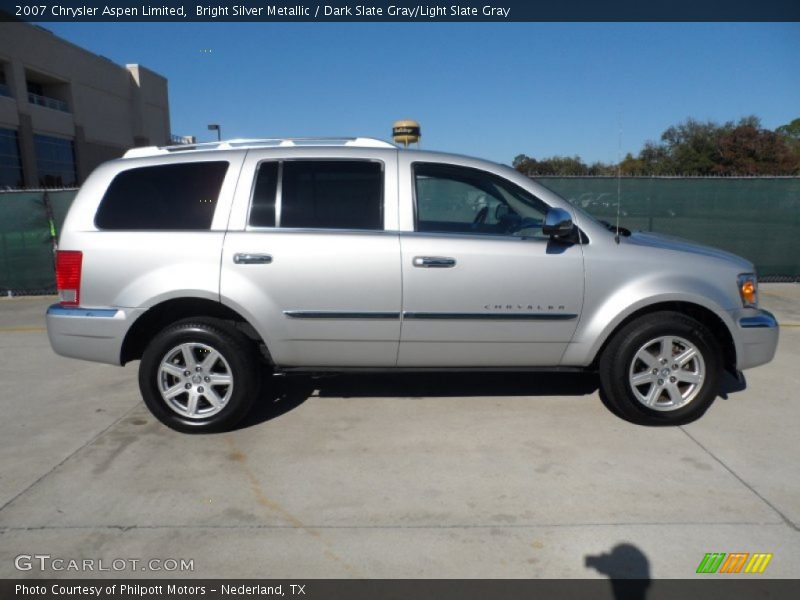 Bright Silver Metallic / Dark Slate Gray/Light Slate Gray 2007 Chrysler Aspen Limited