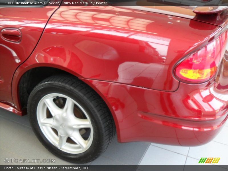 Ruby Red Metallic / Pewter 2003 Oldsmobile Alero GL Sedan