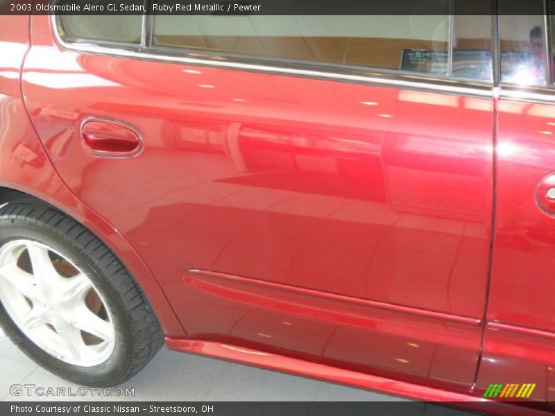 Ruby Red Metallic / Pewter 2003 Oldsmobile Alero GL Sedan