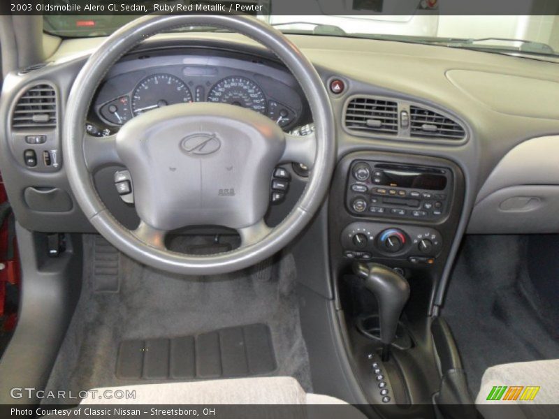 Ruby Red Metallic / Pewter 2003 Oldsmobile Alero GL Sedan