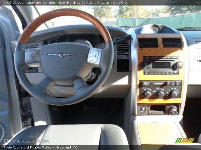 Bright Silver Metallic / Dark Slate Gray/Light Slate Gray 2007 Chrysler Aspen Limited