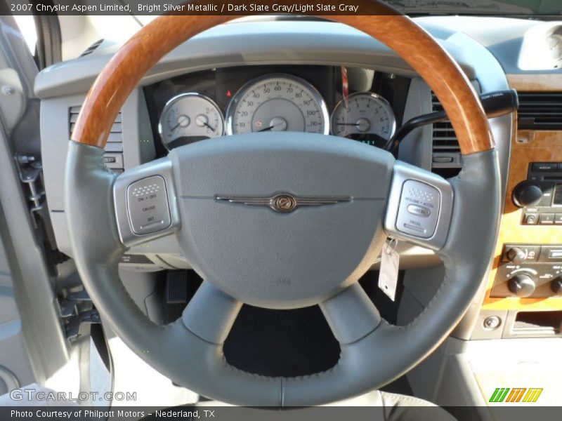 Bright Silver Metallic / Dark Slate Gray/Light Slate Gray 2007 Chrysler Aspen Limited