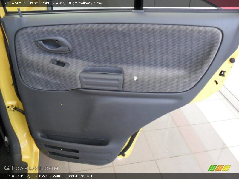  2004 Grand Vitara LX 4WD Gray Interior