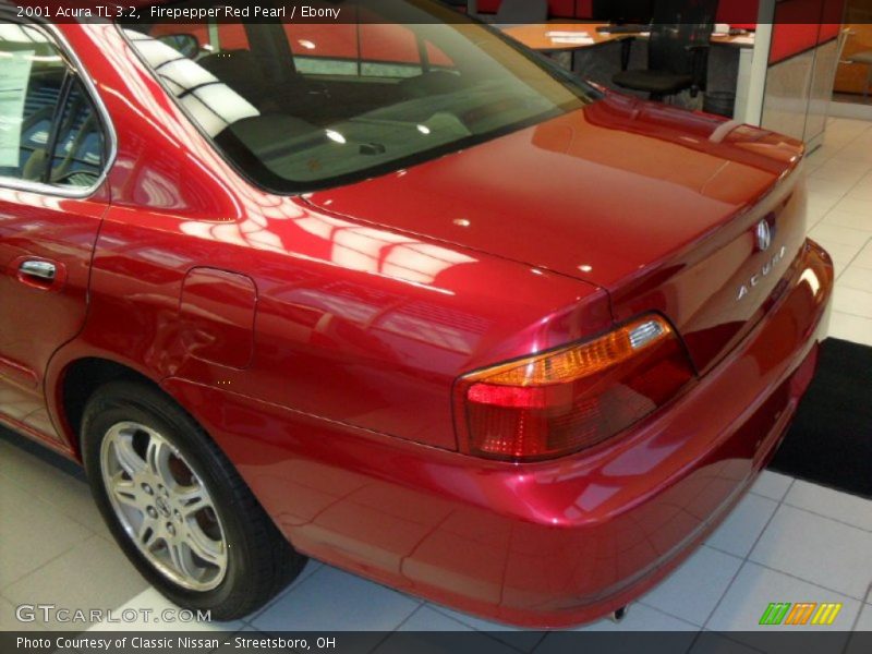 Firepepper Red Pearl / Ebony 2001 Acura TL 3.2