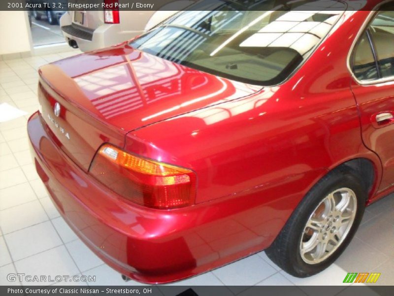 Firepepper Red Pearl / Ebony 2001 Acura TL 3.2