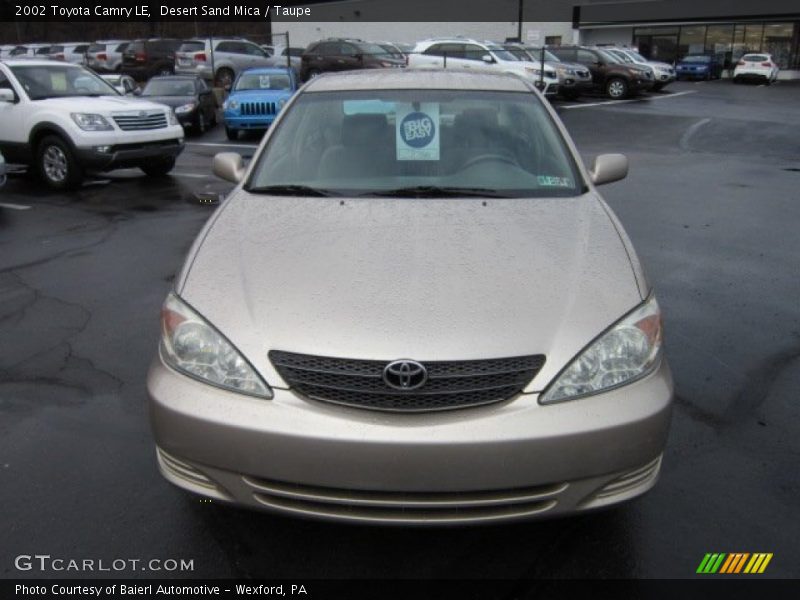 Desert Sand Mica / Taupe 2002 Toyota Camry LE