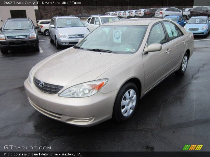 Desert Sand Mica / Taupe 2002 Toyota Camry LE