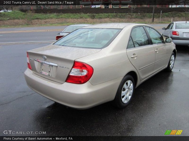 Desert Sand Mica / Taupe 2002 Toyota Camry LE
