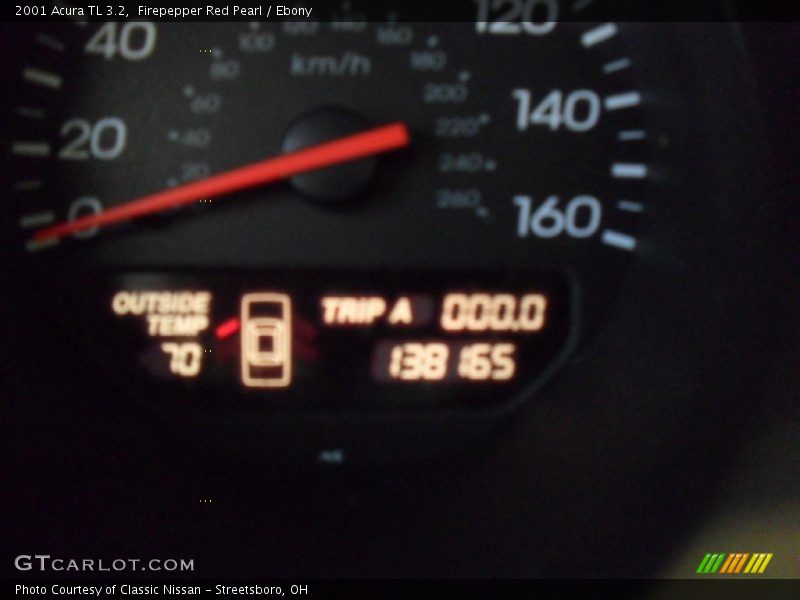 Firepepper Red Pearl / Ebony 2001 Acura TL 3.2
