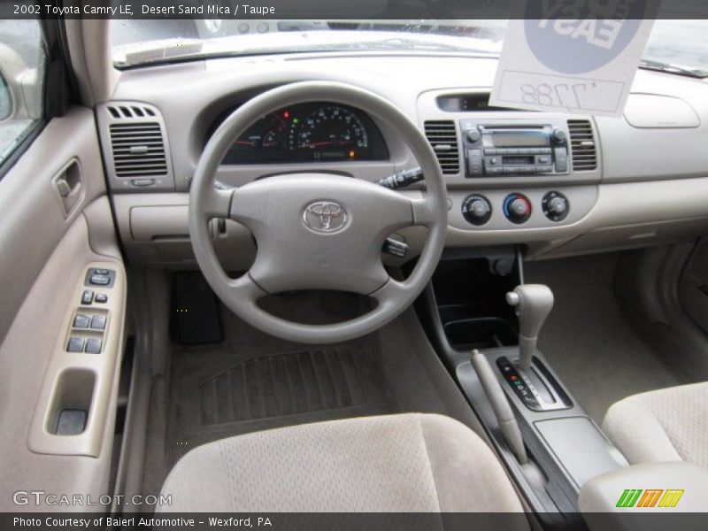 Desert Sand Mica / Taupe 2002 Toyota Camry LE