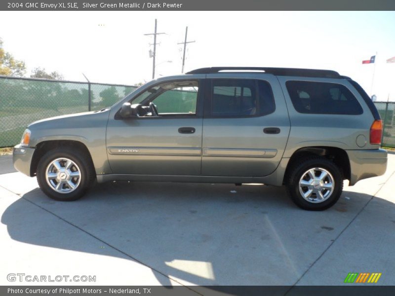 Silver Green Metallic / Dark Pewter 2004 GMC Envoy XL SLE