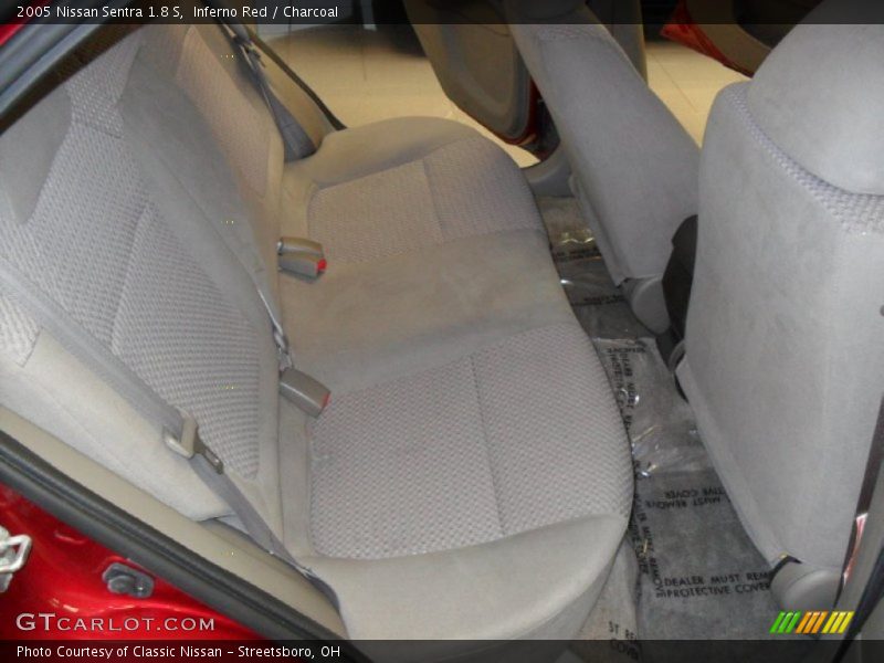 Inferno Red / Charcoal 2005 Nissan Sentra 1.8 S