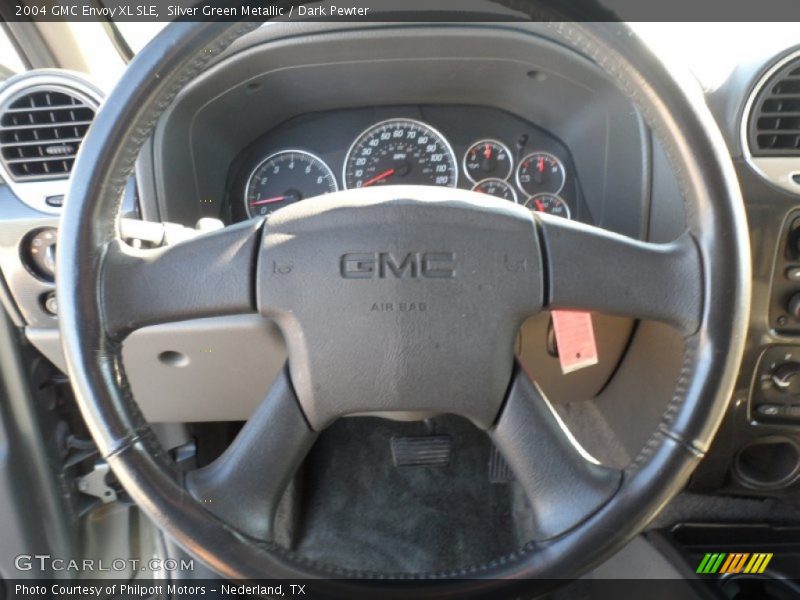 Silver Green Metallic / Dark Pewter 2004 GMC Envoy XL SLE
