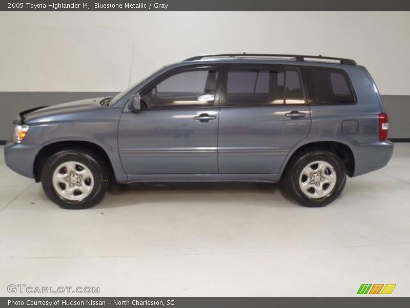 Bluestone Metallic / Gray 2005 Toyota Highlander I4