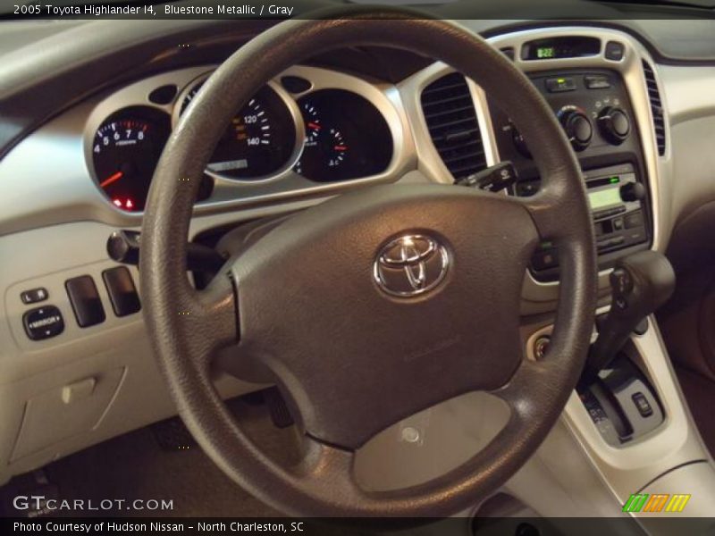 Bluestone Metallic / Gray 2005 Toyota Highlander I4