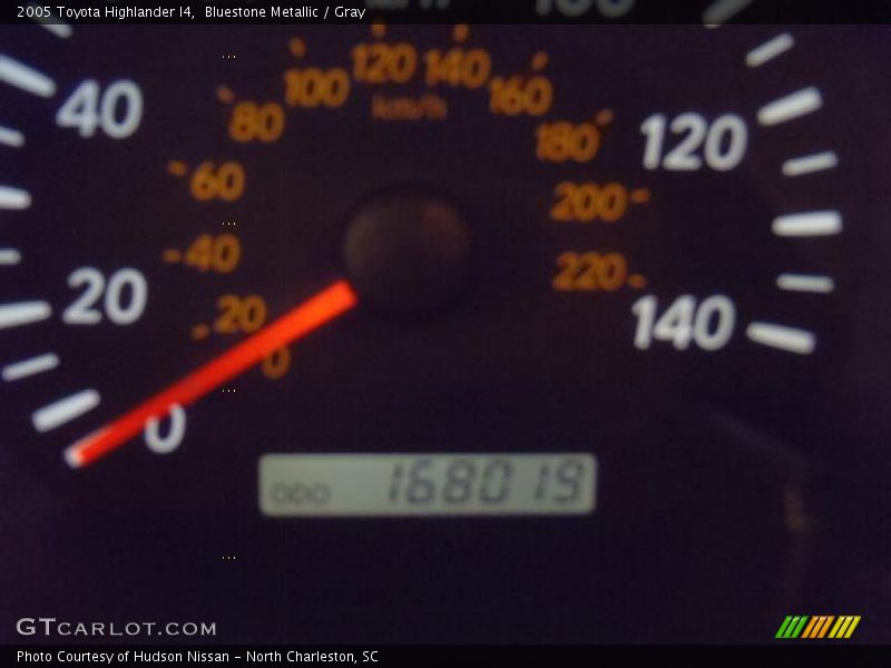 Bluestone Metallic / Gray 2005 Toyota Highlander I4