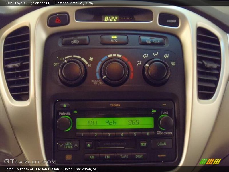 Bluestone Metallic / Gray 2005 Toyota Highlander I4