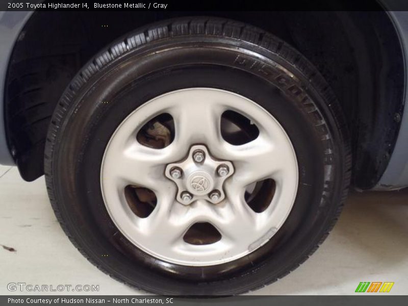 Bluestone Metallic / Gray 2005 Toyota Highlander I4