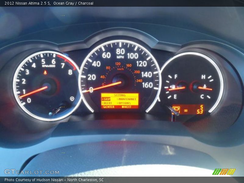 Ocean Gray / Charcoal 2012 Nissan Altima 2.5 S
