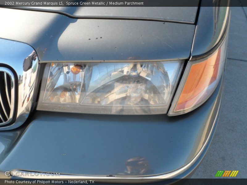 Spruce Green Metallic / Medium Parchment 2002 Mercury Grand Marquis LS