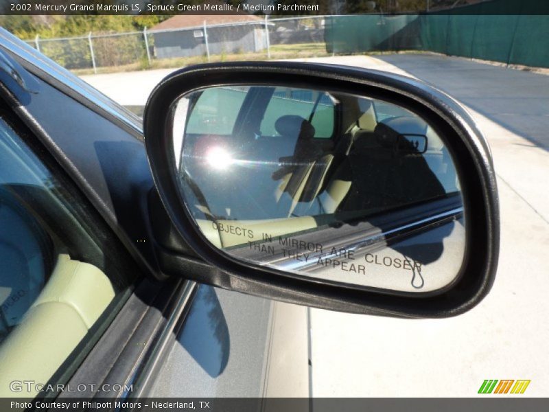 Spruce Green Metallic / Medium Parchment 2002 Mercury Grand Marquis LS