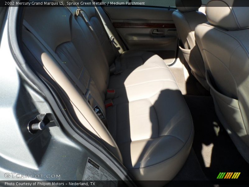Spruce Green Metallic / Medium Parchment 2002 Mercury Grand Marquis LS