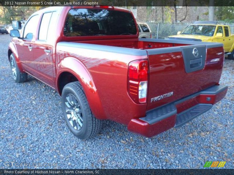 Lava Red / Graphite 2012 Nissan Frontier S Crew Cab