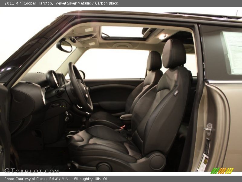 Velvet Silver Metallic / Carbon Black 2011 Mini Cooper Hardtop
