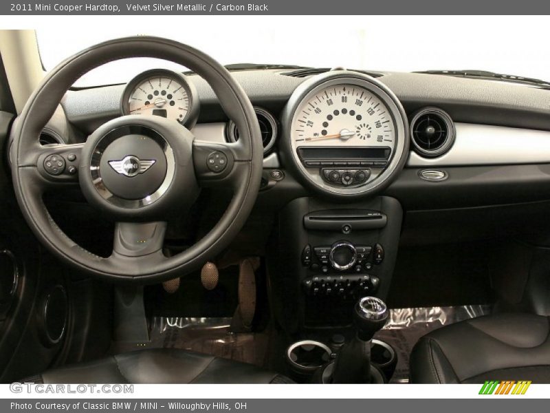 Velvet Silver Metallic / Carbon Black 2011 Mini Cooper Hardtop